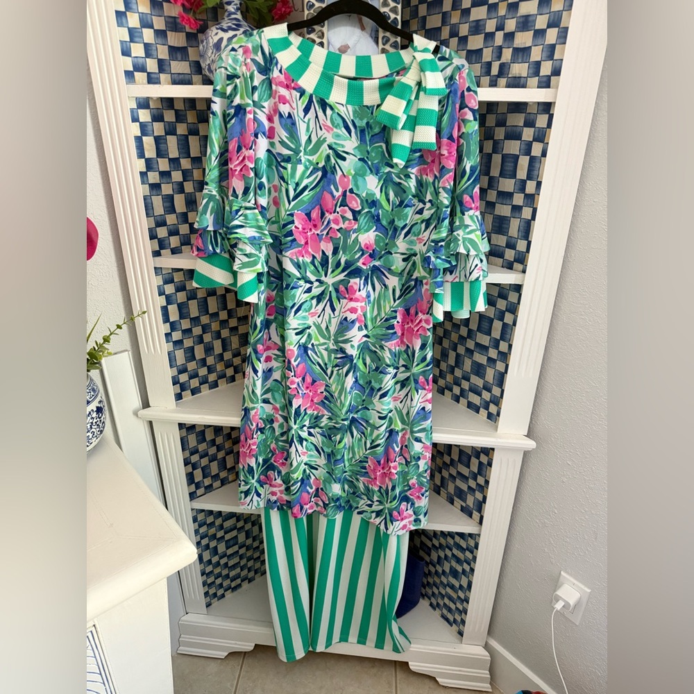 Pappagallo Spring Floral Skirt Set Custom Designed